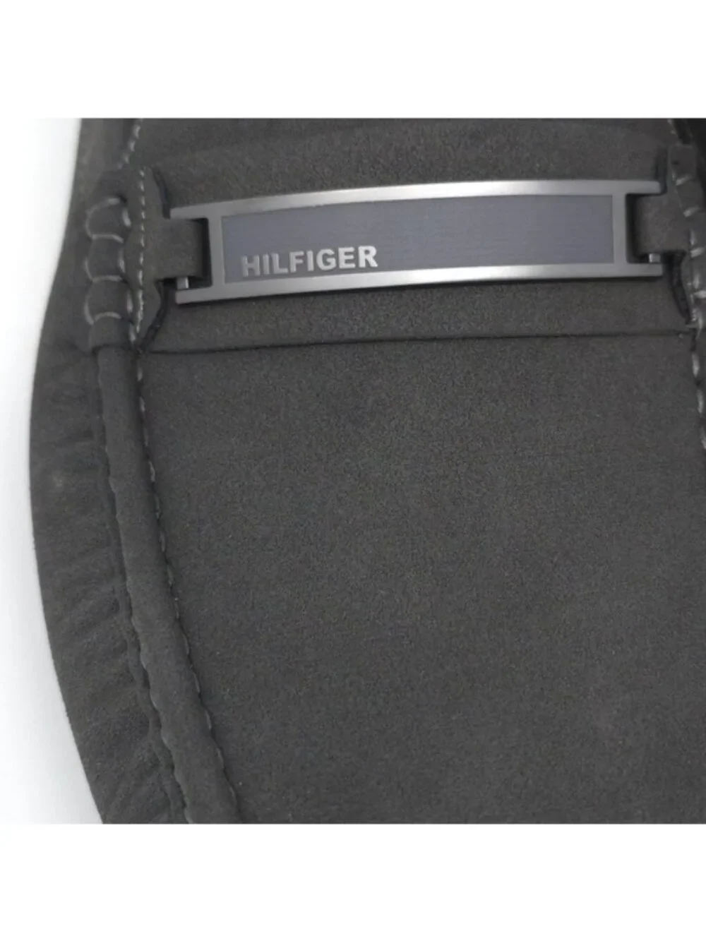 Tommy Hilfiger Atino Medium Dark Gray Slip-On Driving Loafers 11M
